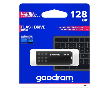 PenDrive Pendrive  GOODRAM UME3 128GB USB 3.2 Czarny